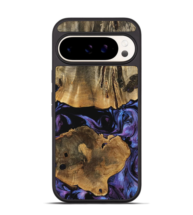 Pixel 9 Pro Wood Phone Case - Ethen (Purple, 739828)