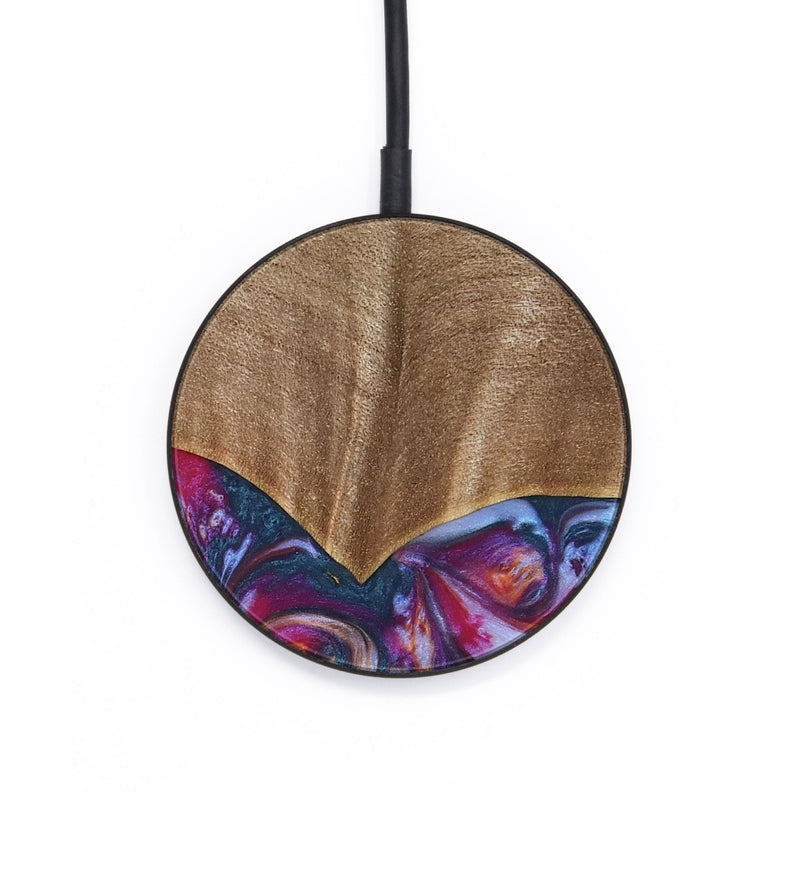 Circle Wood Wireless Charger - Herbie (Blue, 739831)