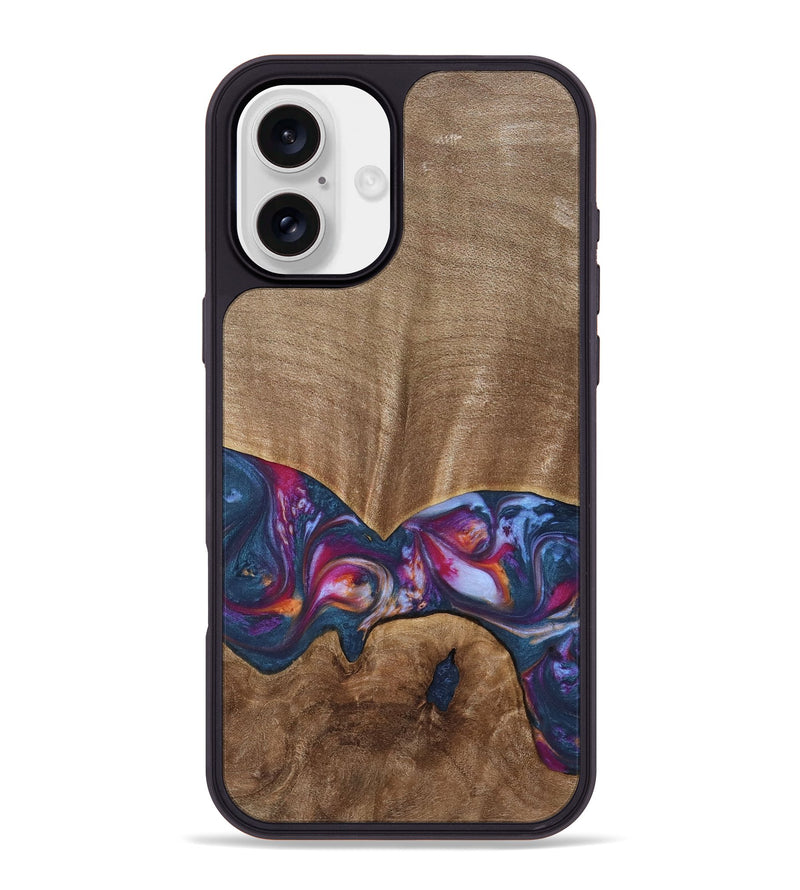 iPhone 16 Plus Wood Phone Case - Herbie (Blue, 739831)