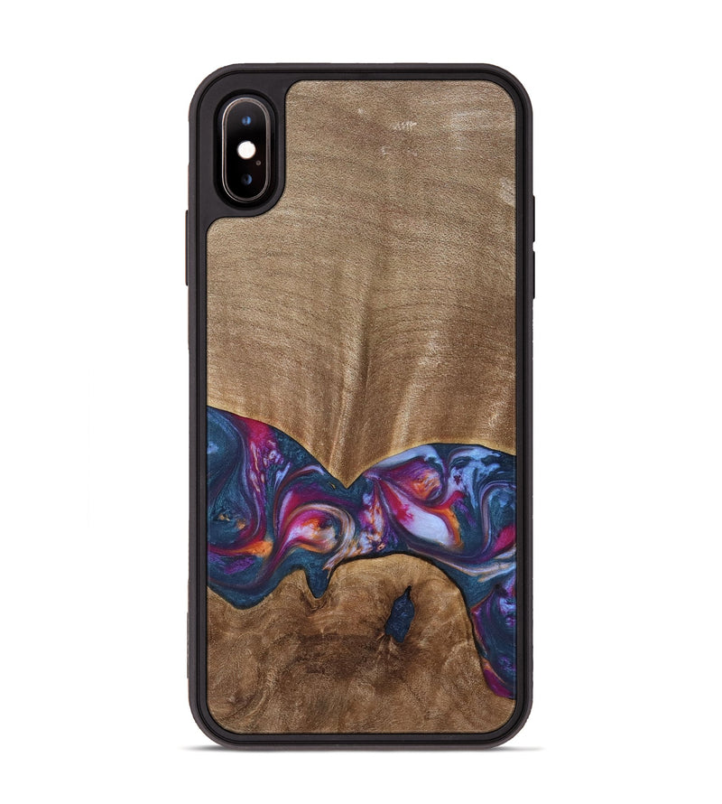 iPhone Xs Max Wood Phone Case - Herbie (Blue, 739831)