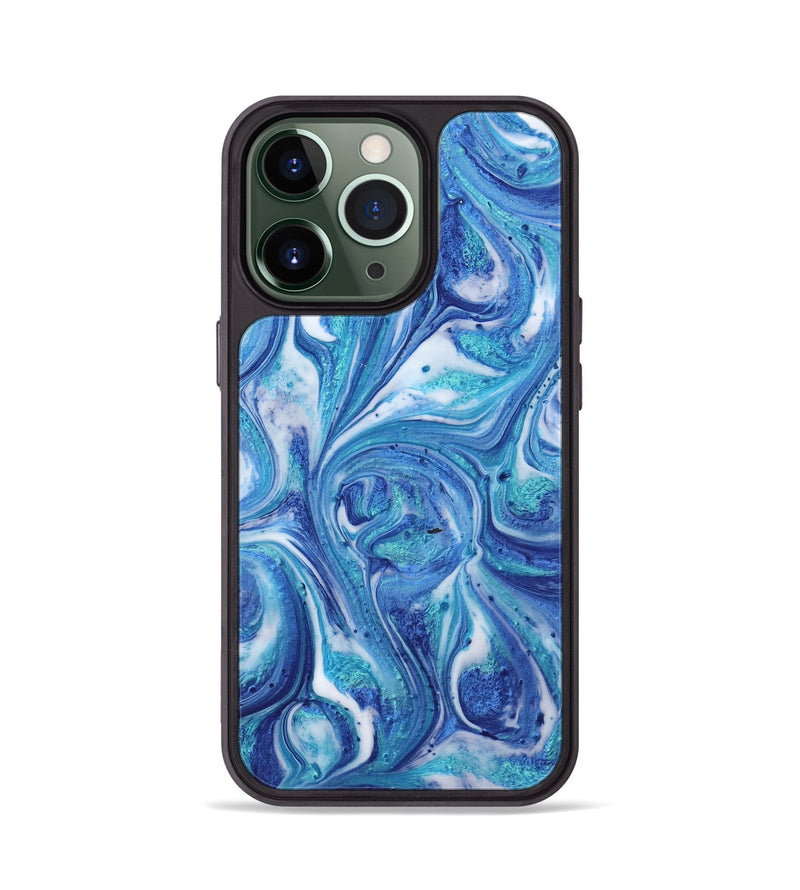 iPhone 13 Pro ResinArt Phone Case - Mahmoud (Blue, 739836)