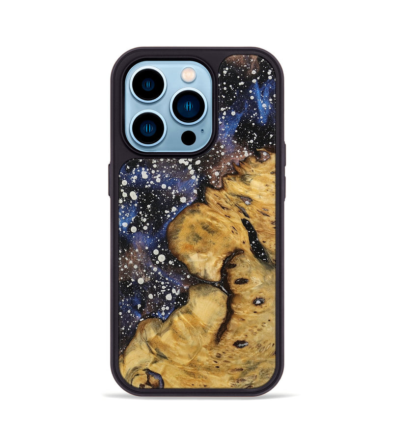 iPhone 14 Pro Wood Phone Case - Brittni (Cosmos, 739844)