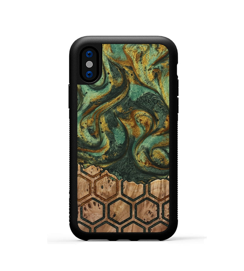 iPhone Xs Wood Phone Case - Faunie (Pattern, 739856)