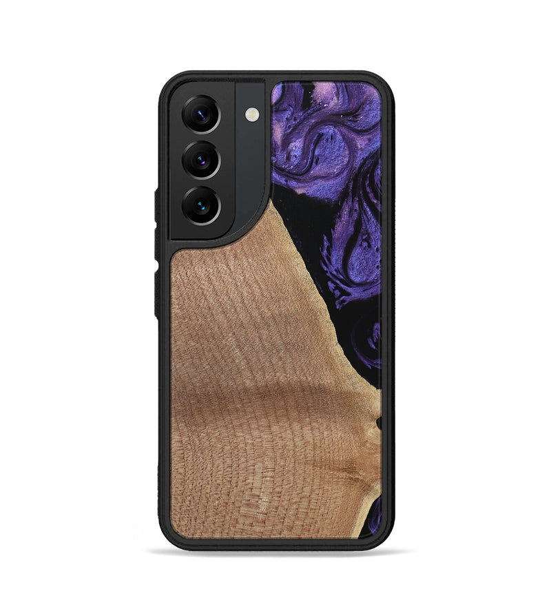 Galaxy S22 Wood Phone Case - Josanne (Purple, 739858)