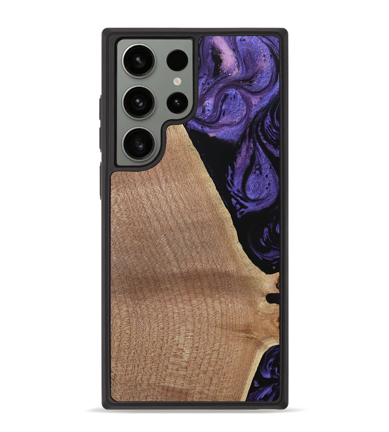 Galaxy S23 Ultra Wood Phone Case - Josanne (Purple, 739858)