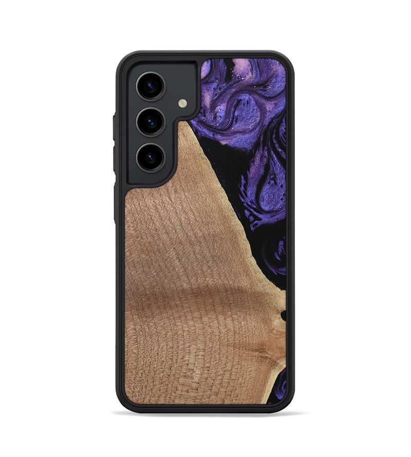 Galaxy S24 Wood Phone Case - Josanne (Purple, 739858)