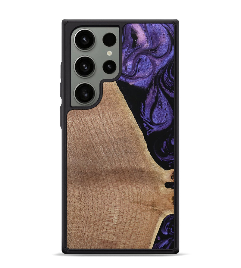 Galaxy S24 Ultra Wood Phone Case - Josanne (Purple, 739858)