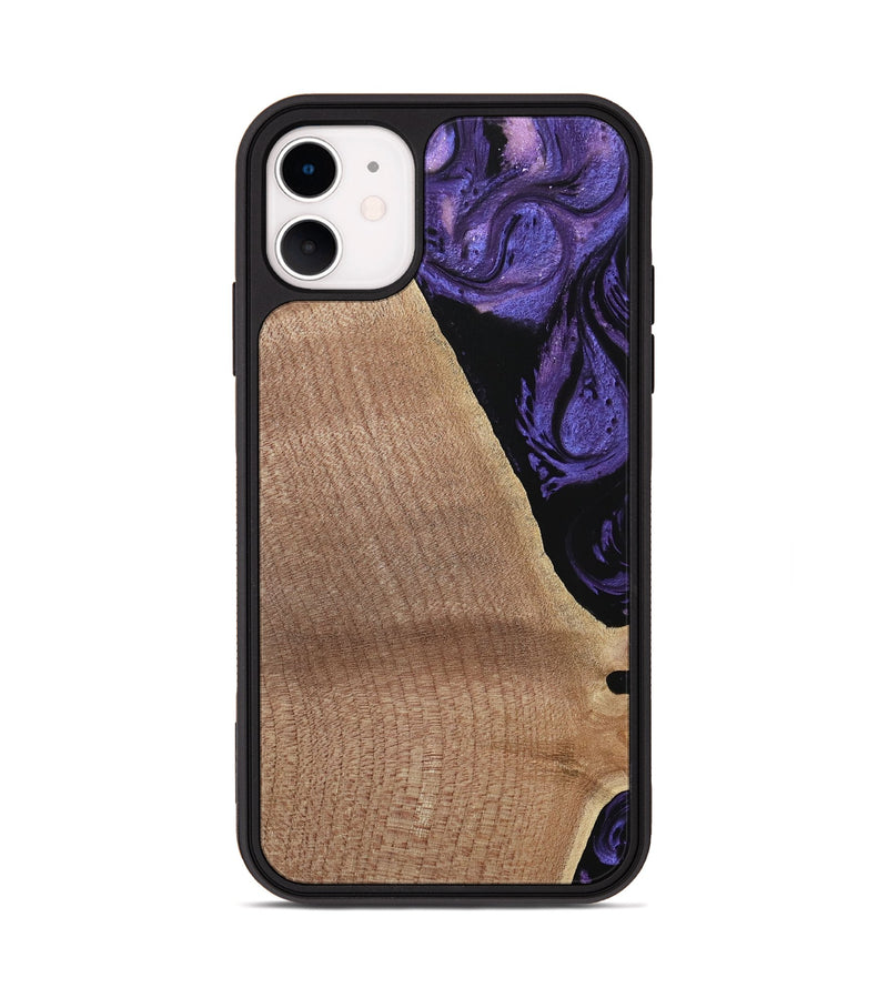 iPhone 11 Wood Phone Case - Josanne (Purple, 739858)