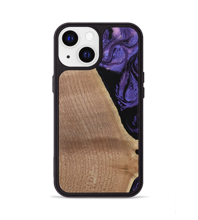 iPhone 13 Wood Phone Case - Josanne (Purple, 739858)