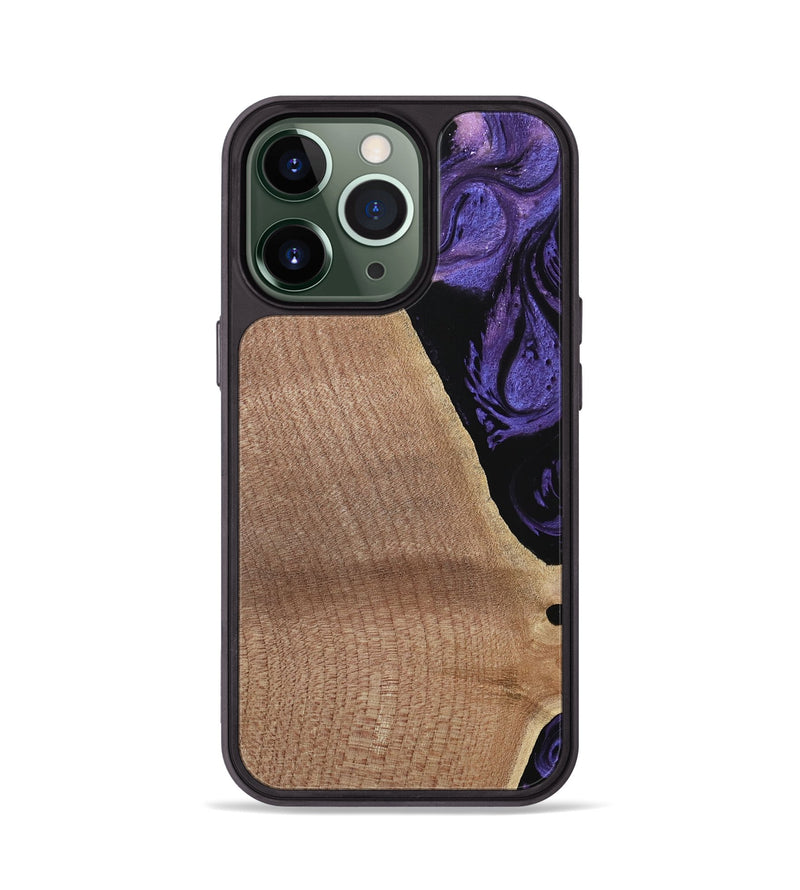 iPhone 13 Pro Wood Phone Case - Josanne (Purple, 739858)