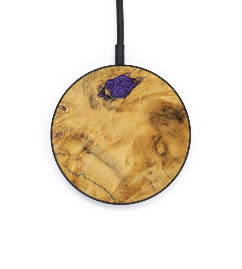 Circle Wood Wireless Charger - Meyer (Purple, 739861)