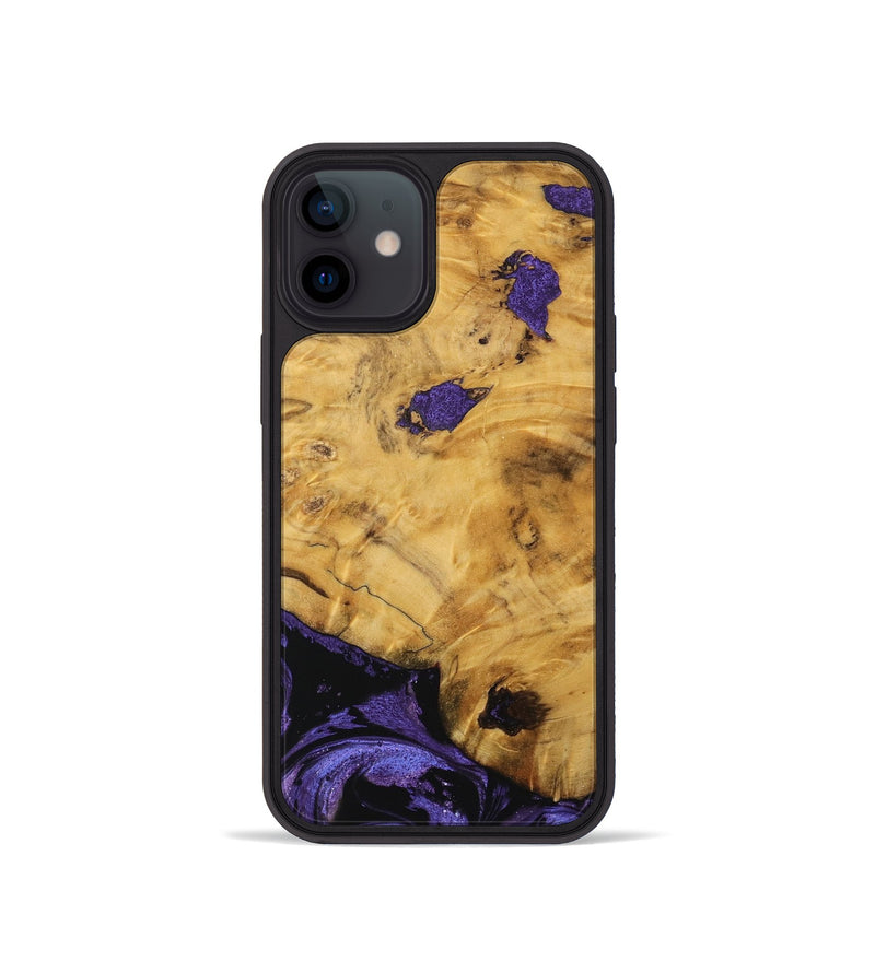 iPhone 12 mini Wood Phone Case - Meyer (Purple, 739861)