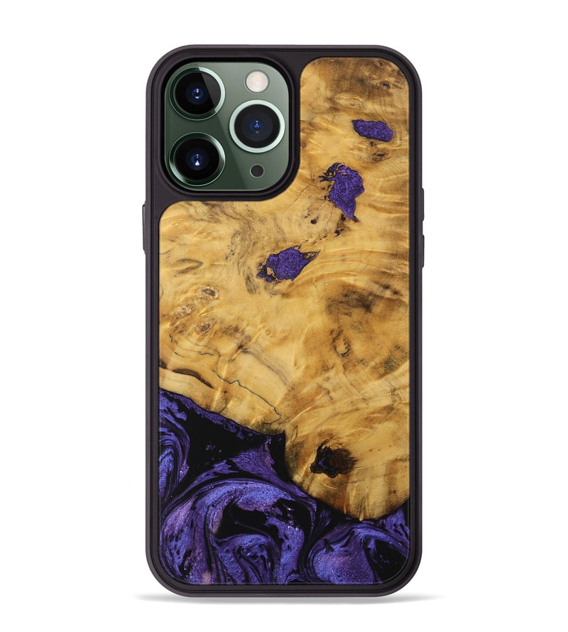 iPhone 13 Pro Max Wood Phone Case - Meyer (Purple, 739861)