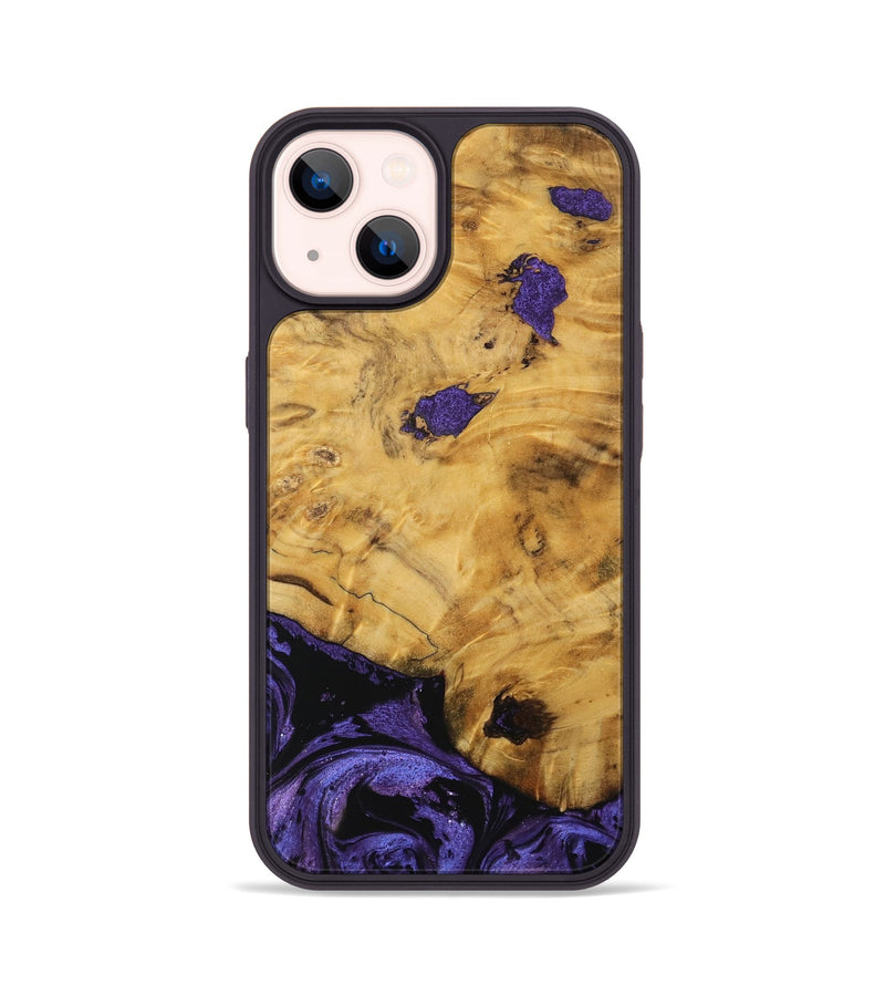 iPhone 14 Wood Phone Case - Meyer (Purple, 739861)