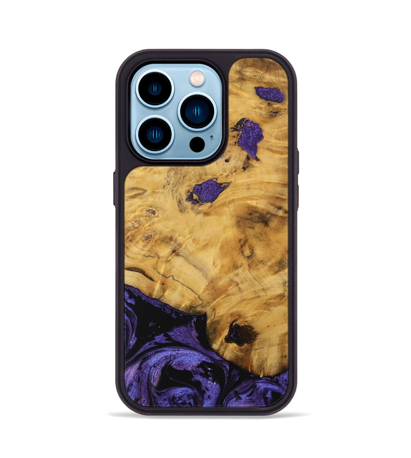 iPhone 14 Pro Wood Phone Case - Meyer (Purple, 739861)