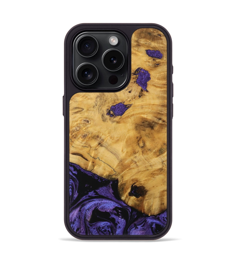 iPhone 15 Pro Wood Phone Case - Meyer (Purple, 739861)