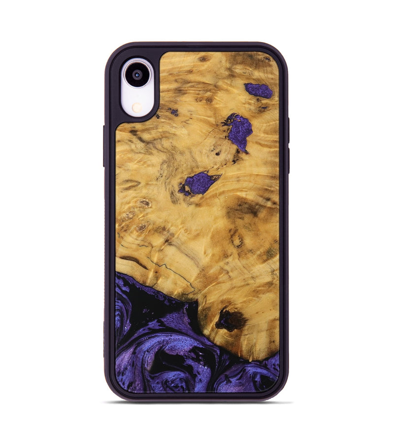 iPhone Xr Wood Phone Case - Meyer (Purple, 739861)