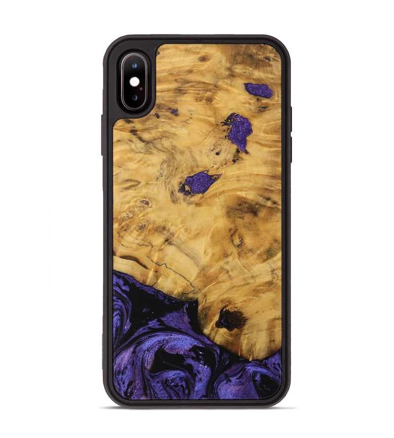 iPhone Xs Max Wood Phone Case - Meyer (Purple, 739861)