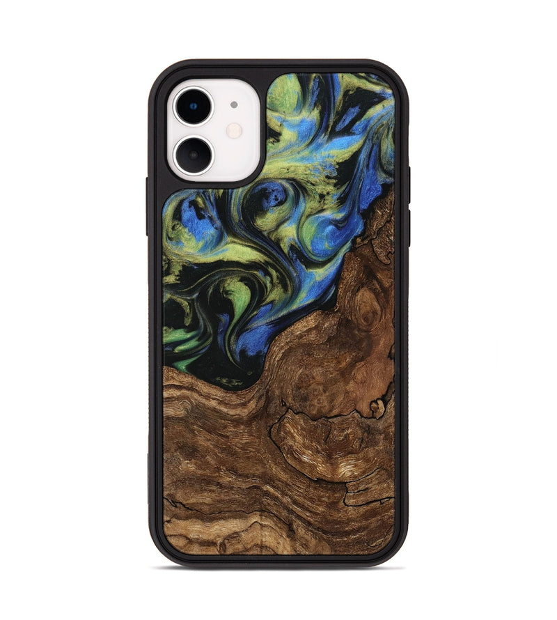 iPhone 11 Wood Phone Case - Rhody (Green, 739865)