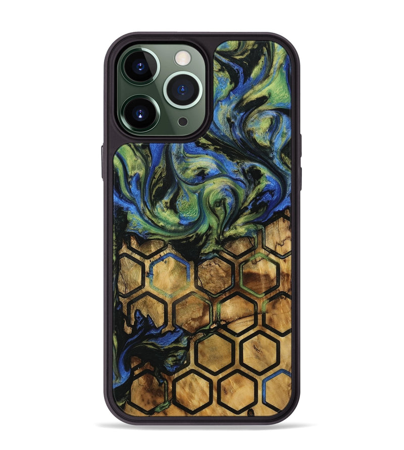 iPhone 13 Pro Max Wood Phone Case - Fannye (Pattern, 739869)