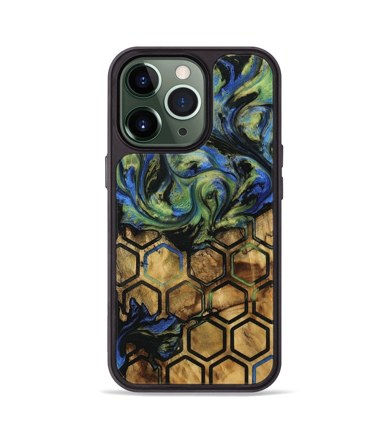 iPhone 13 Pro Wood Phone Case - Fannye (Pattern, 739869)