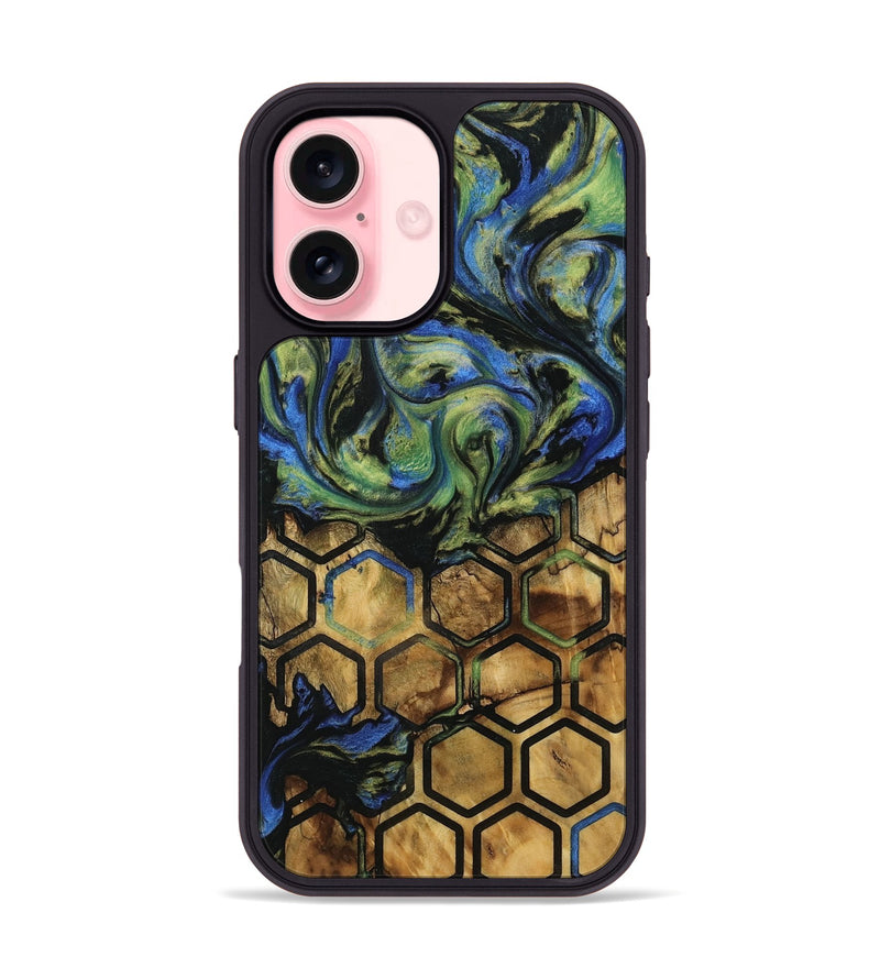 iPhone 16 Wood Phone Case - Fannye (Pattern, 739869)