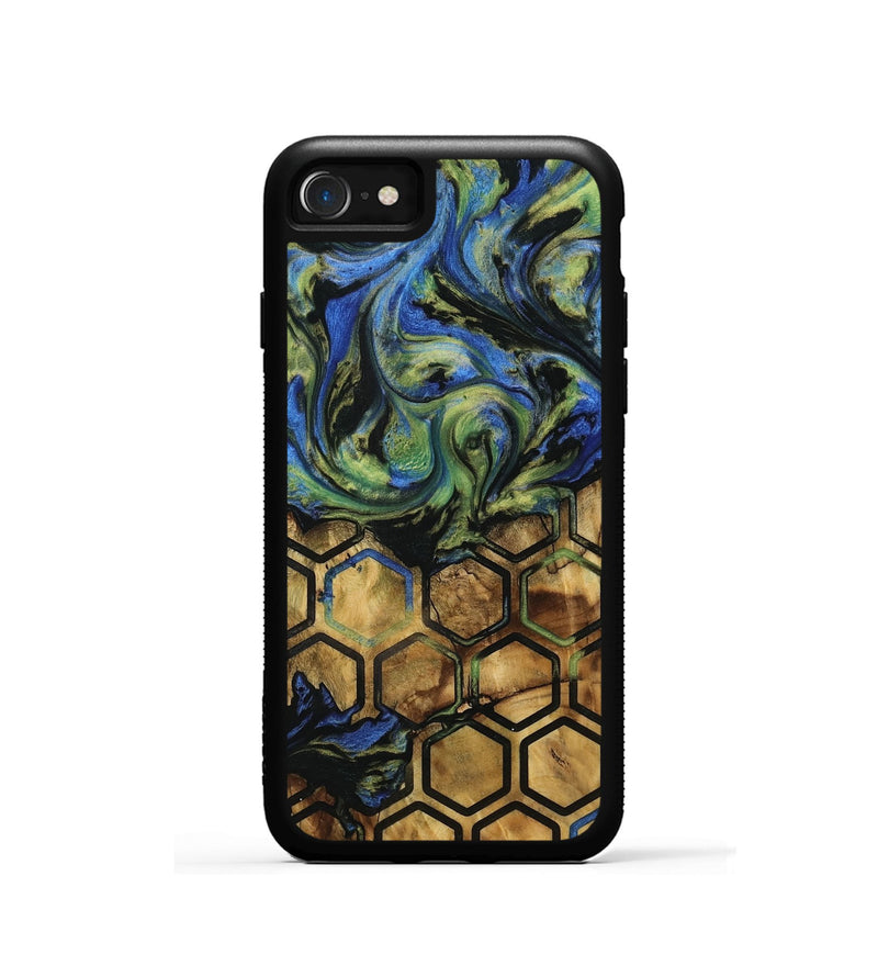 iPhone SE Wood Phone Case - Fannye (Pattern, 739869)