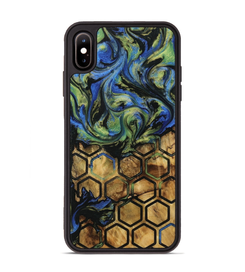 iPhone Xs Max Wood Phone Case - Fannye (Pattern, 739869)