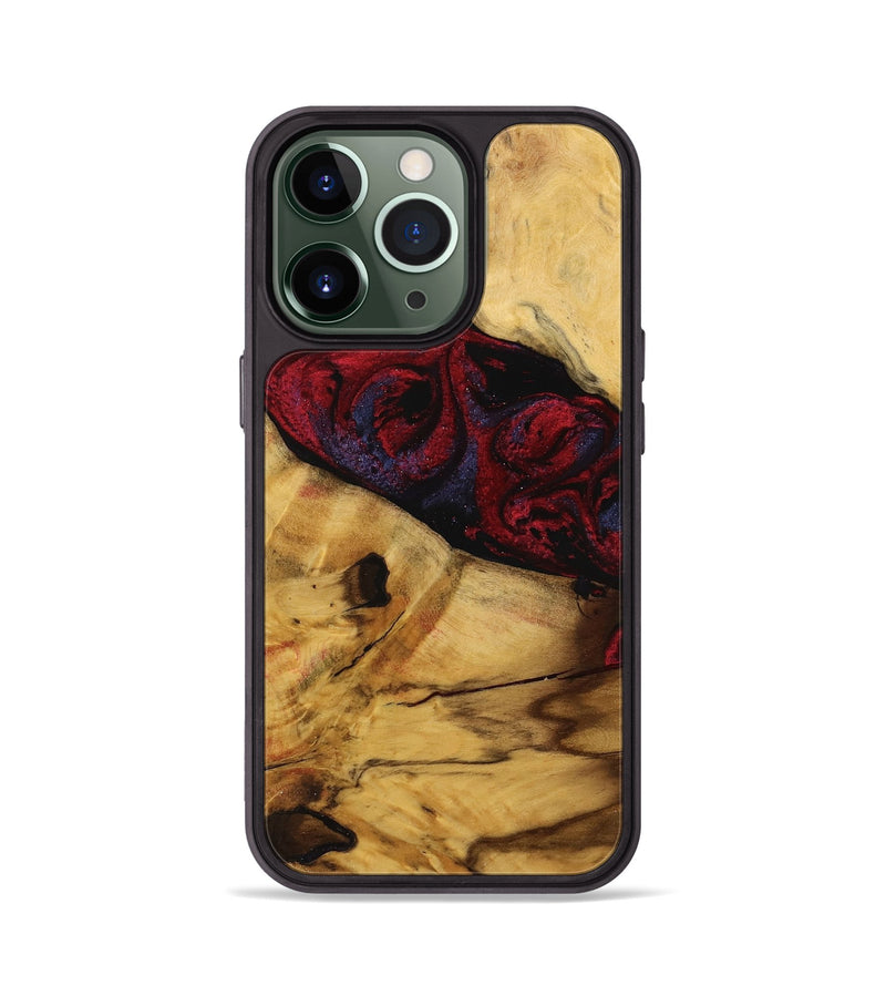 iPhone 13 Pro Wood Phone Case - Lela (Red, 739877)