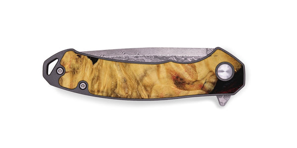 EDC Wood Pocket Knife - Ashia (Red, 739884)