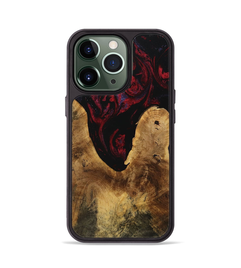 iPhone 13 Pro Wood Phone Case - Tatum (Red, 739895)