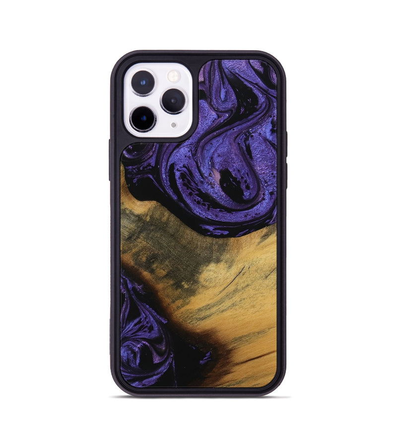 iPhone 11 Pro Wood Phone Case - Gavra (Purple, 739899)