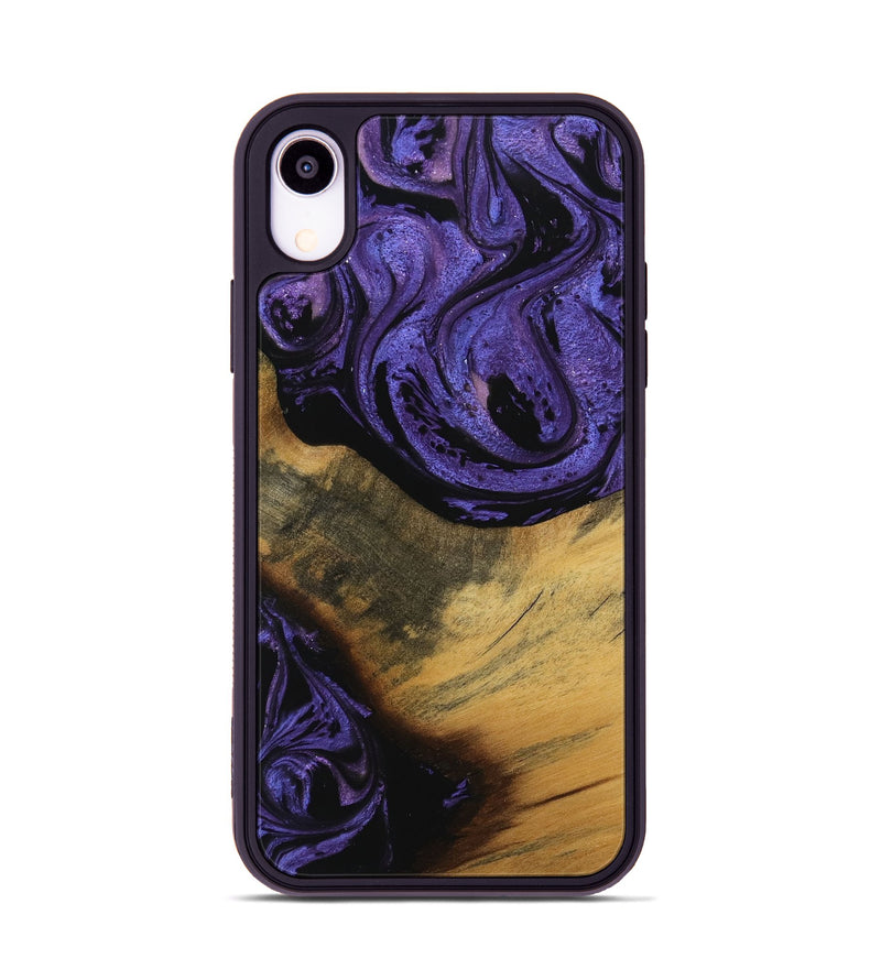 iPhone Xr Wood Phone Case - Gavra (Purple, 739899)