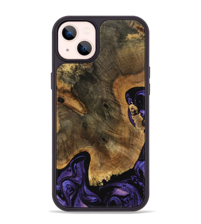 iPhone 14 Plus Wood Phone Case - Lucia (Purple, 739903)