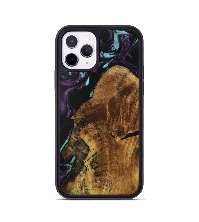 iPhone 11 Pro Wood Phone Case - Shakira (Purple, 739917)