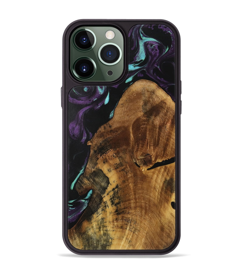 iPhone 13 Pro Max Wood Phone Case - Shakira (Purple, 739917)