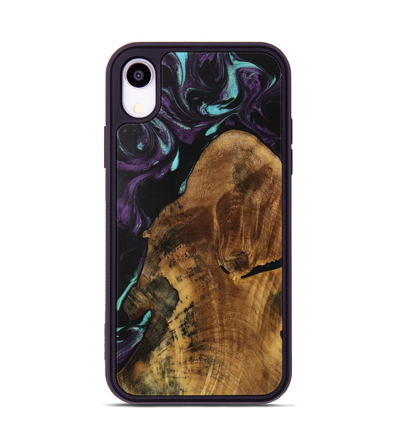 iPhone Xr Wood Phone Case - Shakira (Purple, 739917)