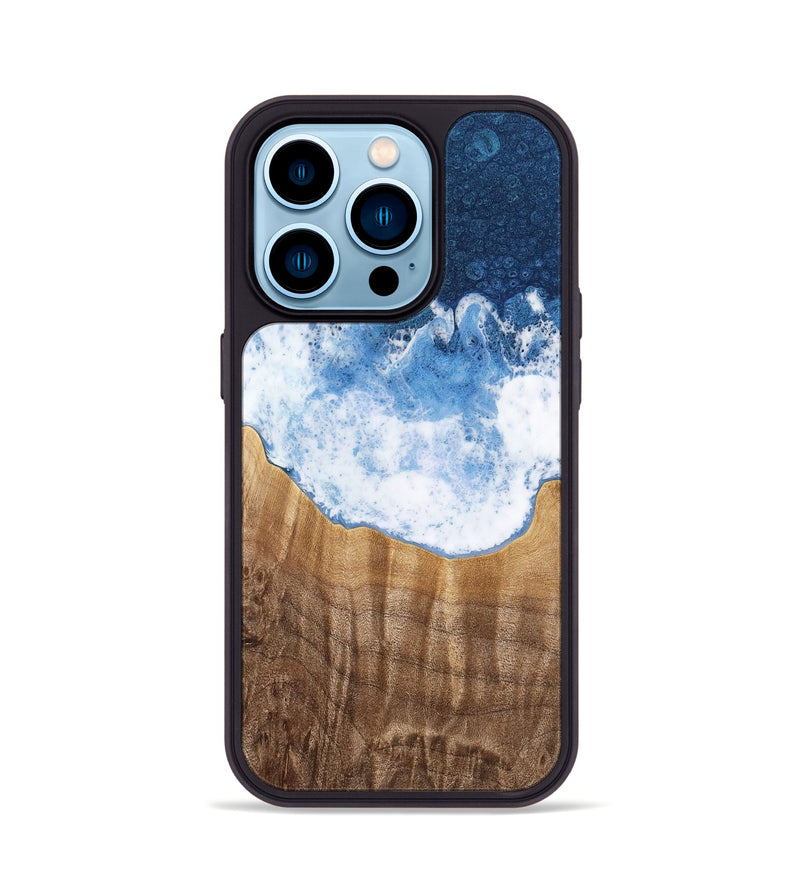 iPhone 14 Pro Wood Phone Case - Deniece (Coastal, 739925)