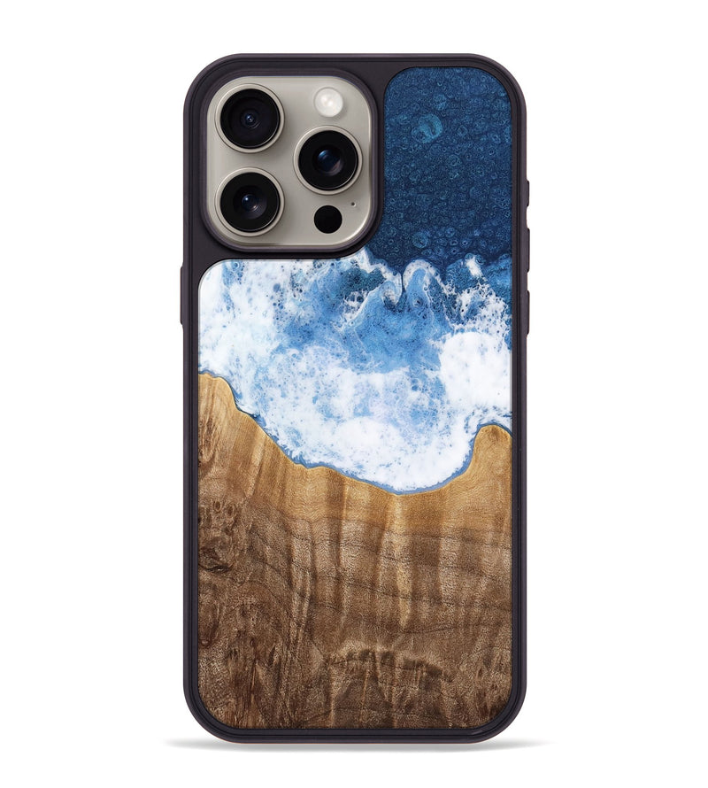 iPhone 15 Pro Max Wood Phone Case - Deniece (Coastal, 739925)