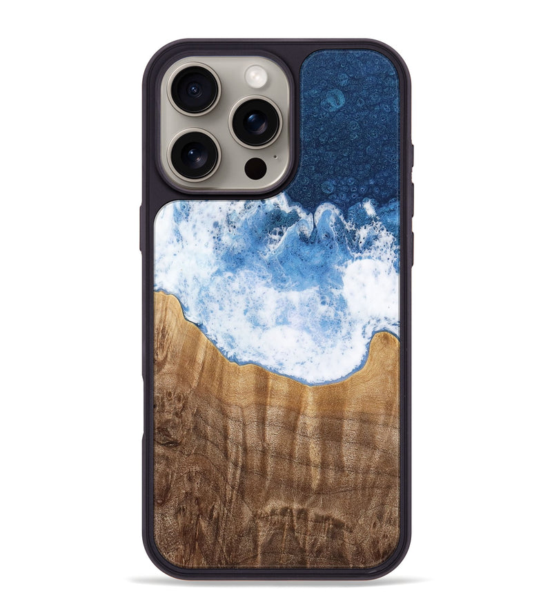 iPhone 16 Pro Max Wood Phone Case - Deniece (Coastal, 739925)