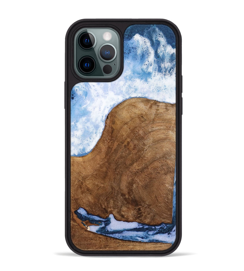 iPhone 12 Pro Max Wood Phone Case - Elnora (Coastal, 739929)