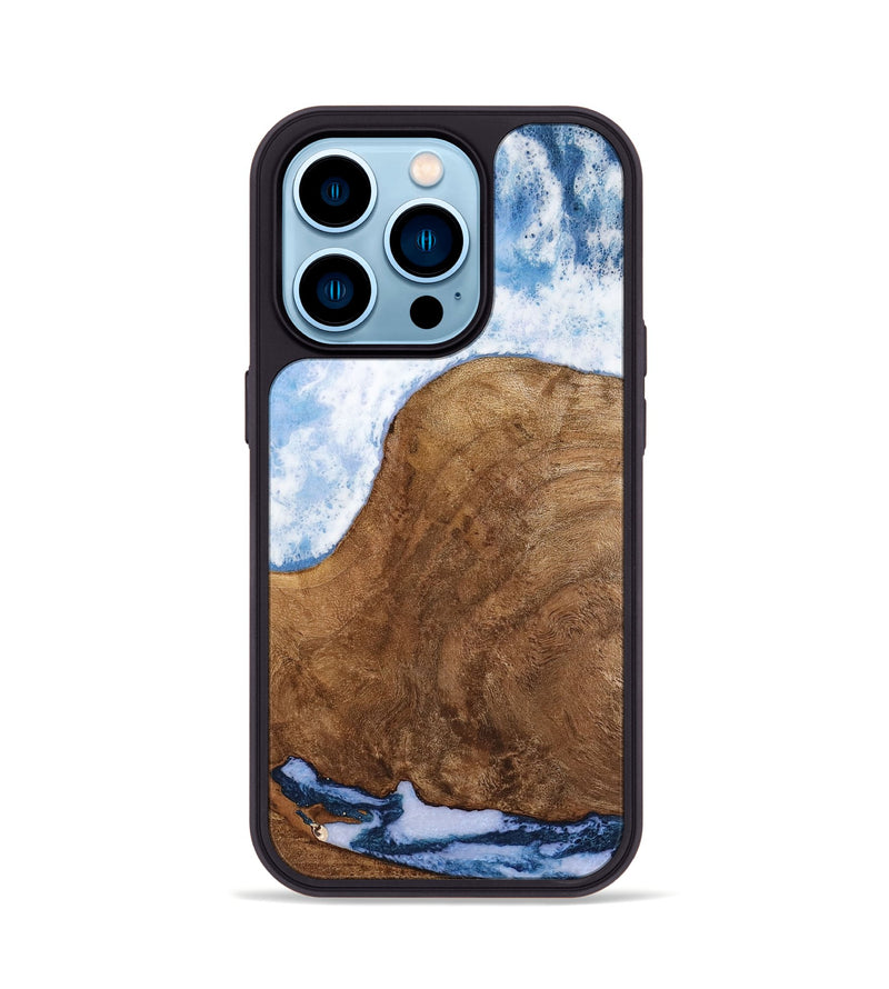 iPhone 14 Pro Wood Phone Case - Elnora (Coastal, 739929)