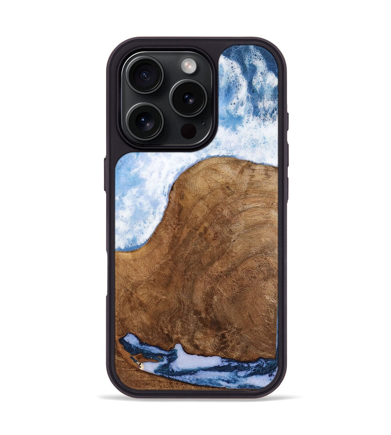 iPhone 16 Pro Wood Phone Case - Elnora (Coastal, 739929)