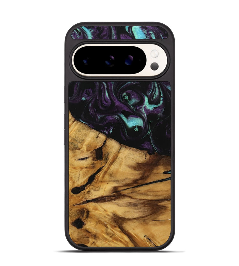 Pixel 9 Pro Wood Phone Case - Agneta (Purple, 739955)