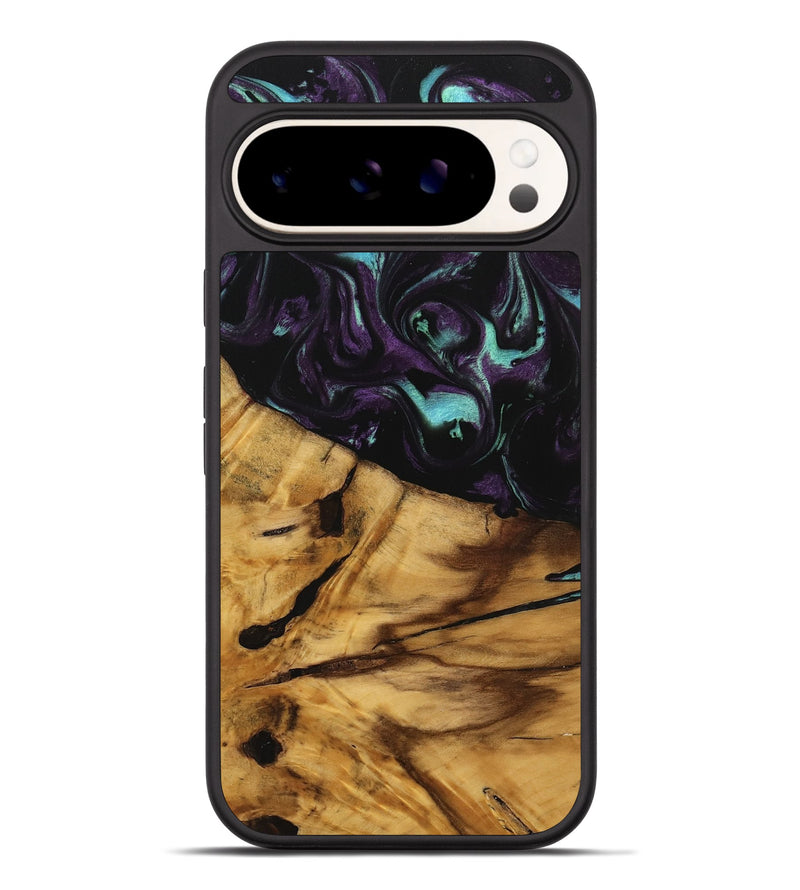 Pixel 9 Pro XL Wood Phone Case - Agneta (Purple, 739955)