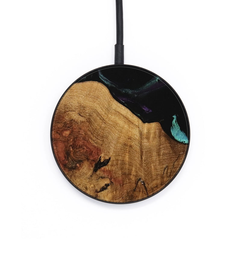 Circle Wood Wireless Charger - Rubetta (Purple, 739959)