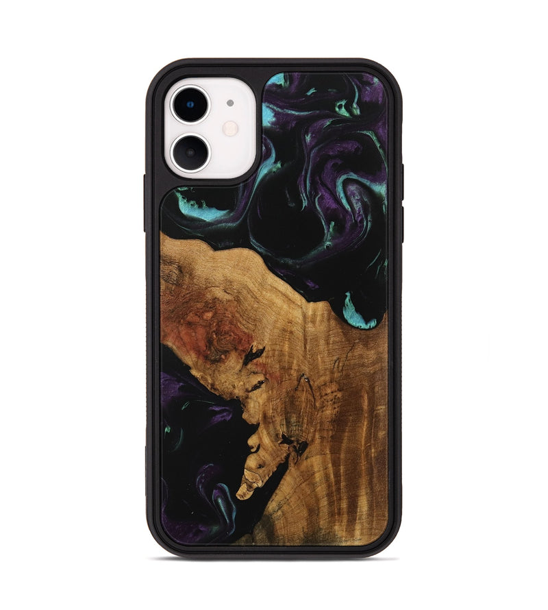 iPhone 11 Wood Phone Case - Rubetta (Purple, 739959)