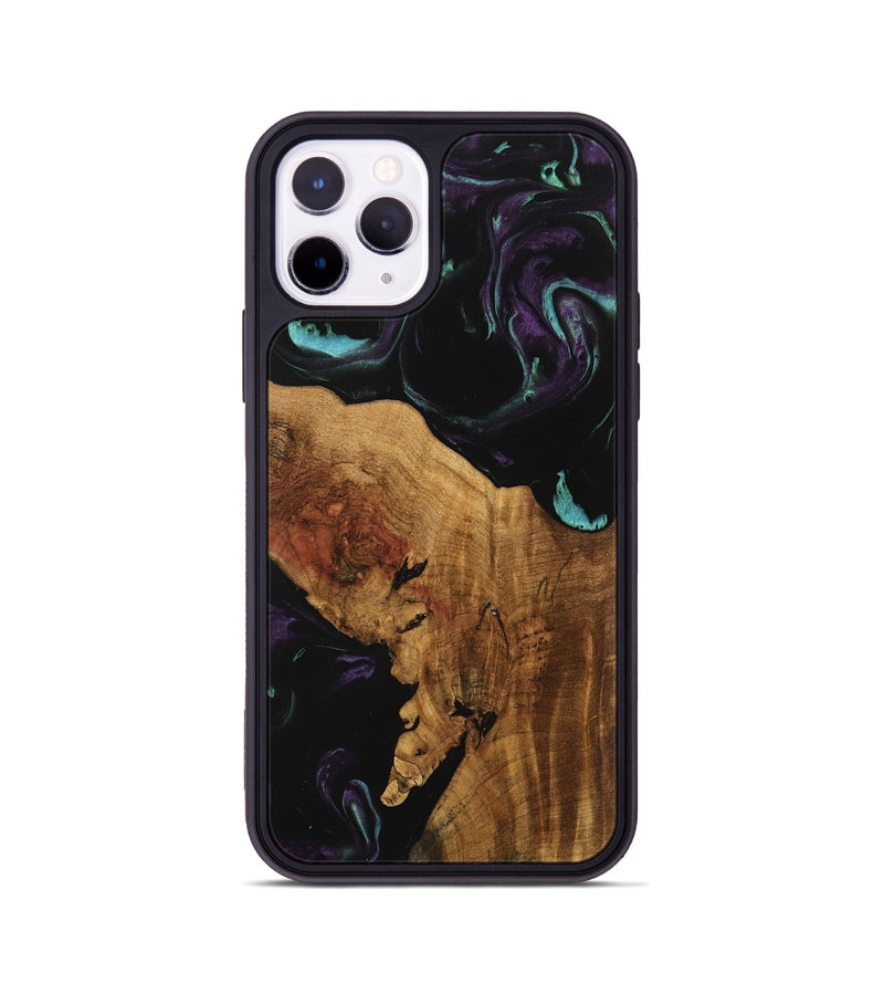 iPhone 11 Pro Wood Phone Case - Rubetta (Purple, 739959)