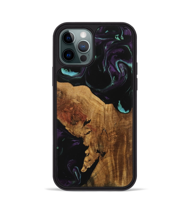 iPhone 12 Pro Wood Phone Case - Rubetta (Purple, 739959)