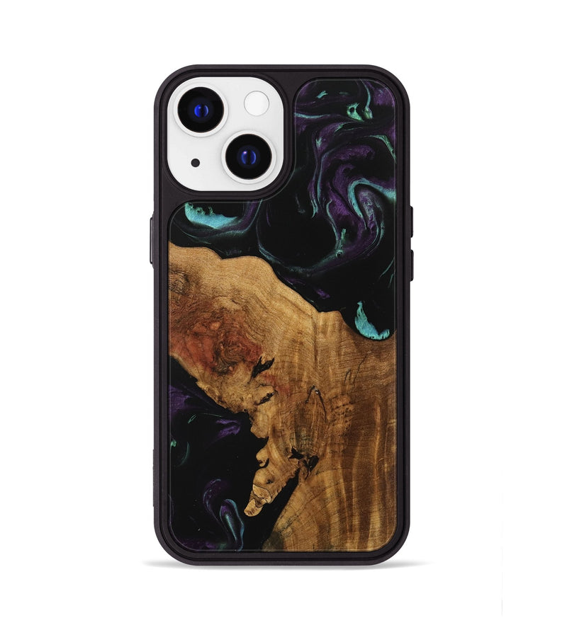 iPhone 13 Wood Phone Case - Rubetta (Purple, 739959)